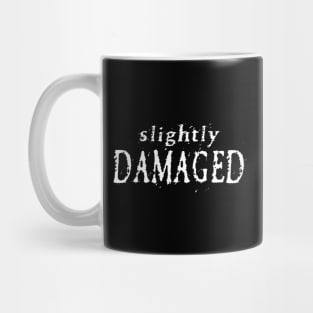 Slightly Damaged White Mug